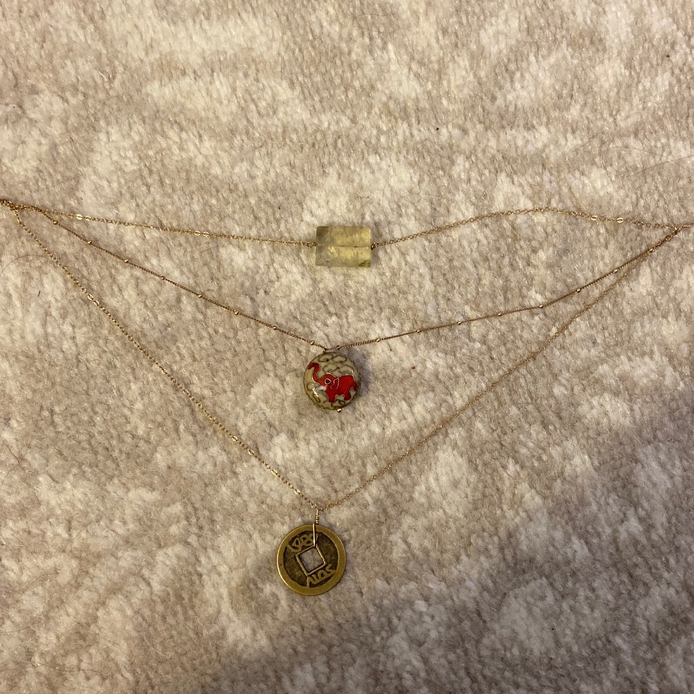 Three tier necklace